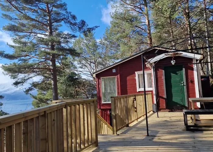 度假居 Privat Cosy Off-grid With Fjord View Near 奥勒松